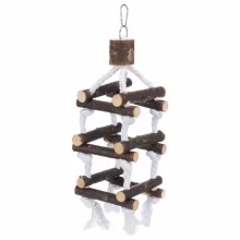 TRIXIE madárjáték kötél függő torony 34cm hullámos papagájoknak