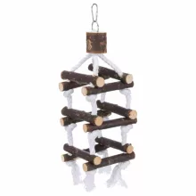 TRIXIE madárjáték kötél függő torony 34cm hullámos papagájoknak