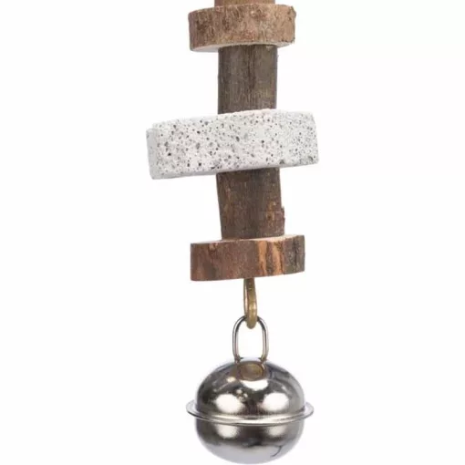 TRIXIE madárjáték csőrkoptató és Fa Csengővel 16cm