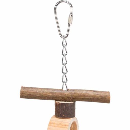 TRIXIE madárjáték Fa Kötéllel és Csengővel 20cm