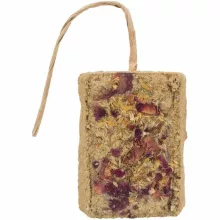 TRIXIE fogkoptató kő természetes agyaggal és virággal rágcsálóknak 100g