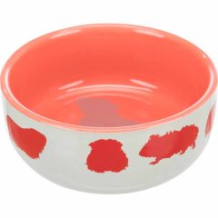   TRIXIE rágcsáló kerámia tál Mintával Tengerimalacoknak 250ml/11cm