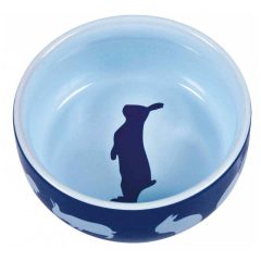   TRIXIE rágcsáló kerámia tál Mintával Nyúlaknak 250ml/11cm