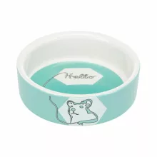 TRIXIE kerámia tál Szines mintás Hörcsögöknek 90ml /8cm