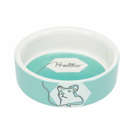 TRIXIE rágcsáló kerámia tál Szines mintás Hörcsögöknek 90ml /8cm
