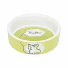 TRIXIE rágcsáló kerámia tál Szines mintás Hörcsögöknek 90ml /8cm