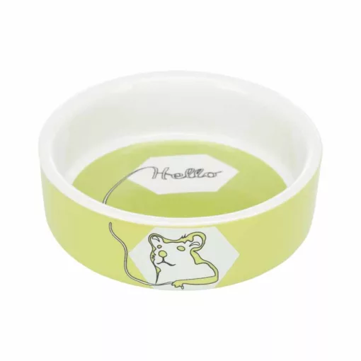 TRIXIE kerámia tál Szines mintás Hörcsögöknek 90ml /8cm