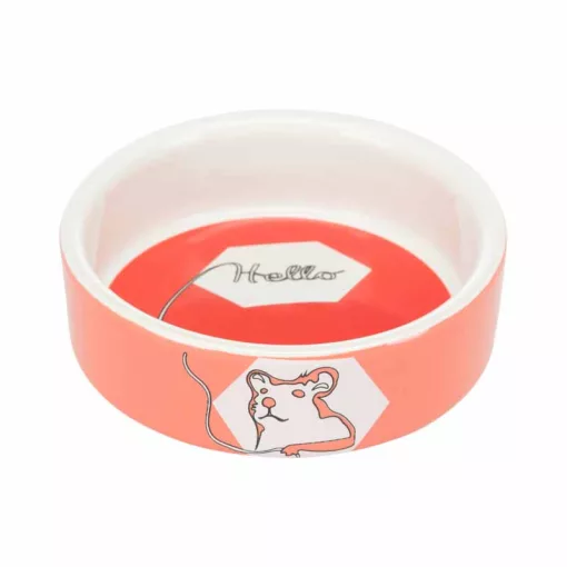 TRIXIE kerámia tál Szines mintás Hörcsögöknek 90ml /8cm