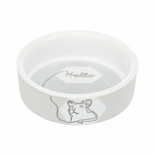 TRIXIE rágcsáló kerámia tál Szines mintás Hörcsögöknek 90ml /8cm