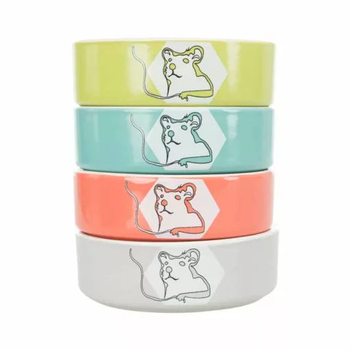 TRIXIE kerámia tál Szines mintás Hörcsögöknek 90ml /8cm