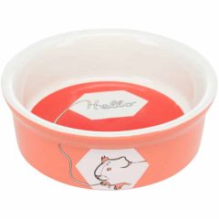   TRIXIE rágcsáló kerámia tál Szines mintás Tengerimalacoknak 240ml /11cm