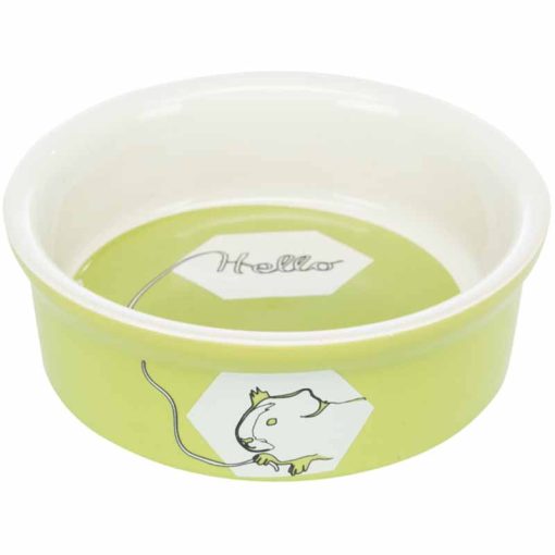 TRIXIE rágcsáló kerámia tál Szines mintás Tengerimalacoknak 240ml /11cm