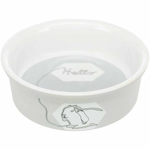 TRIXIE rágcsáló kerámia tál Szines mintás Nyulaknak 240ml /11cm