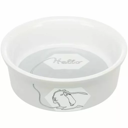 TRIXIE kerámia tál Szines mintás Nyulaknak 240ml /11cm