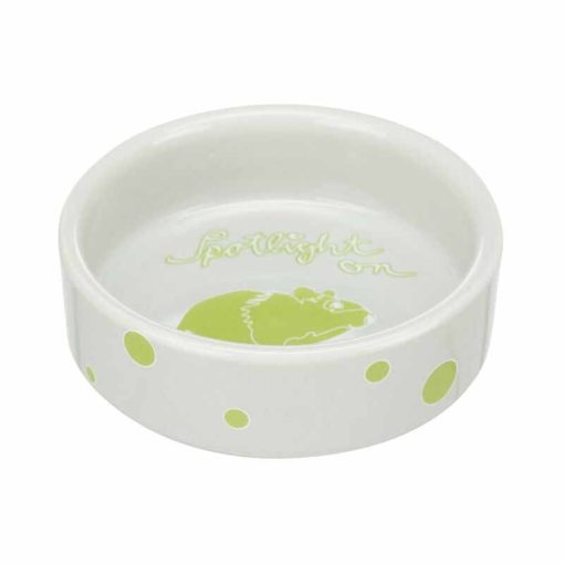 TRIXIE rágcsáló kerámia tál Festett motívummal Hörcsögöknek 90ml /8cm