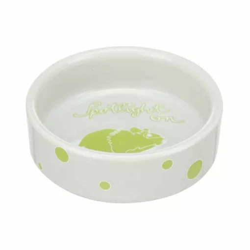 TRIXIE kerámia tál Festett motívummal Hörcsögöknek 90ml /8cm