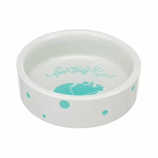 TRIXIE kerámia tál Festett motívummal Hörcsögöknek 90ml /8cm