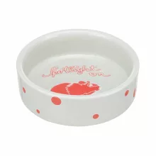 TRIXIE kerámia tál Festett motívummal Hörcsögöknek 90ml /8cm
