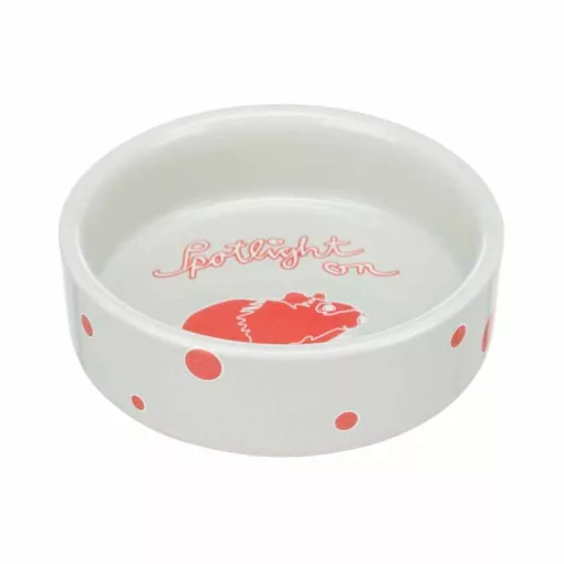 TRIXIE kerámia tál Festett motívummal Hörcsögöknek 90ml /8cm