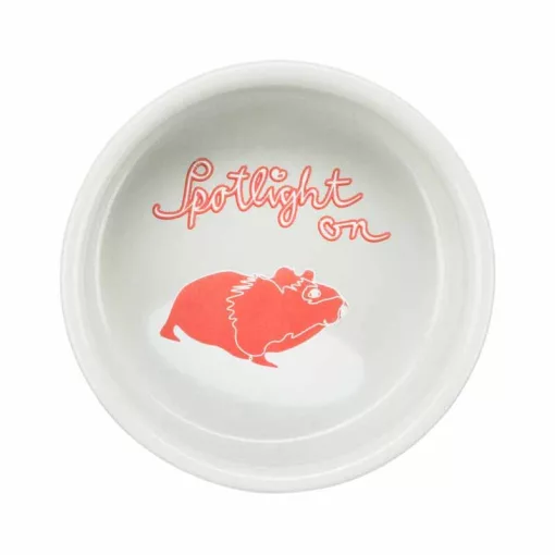 TRIXIE kerámia tál Festett motívummal Hörcsögöknek 90ml /8cm