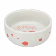 TRIXIE kerámia tál Festett motívummal Tengerimalacoknak 250ml /11cm