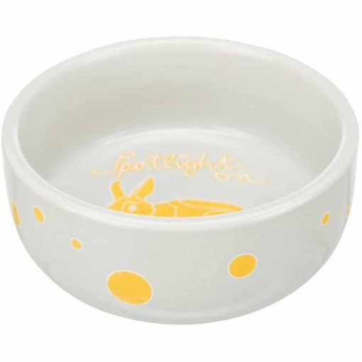 TRIXIE rágcsáló kerámia tál Festett motívummal Nyulaknak 250ml /11cm
