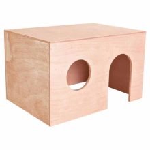 KT TRIXIE rágcsáló ház Fa tengerimalacok és csincsillák részére 27x17x19cm