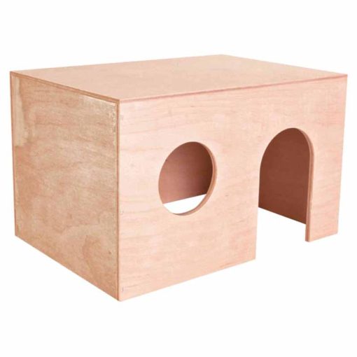 KT TRIXIE rágcsáló ház Fa tengerimalacok és csincsillák részére 27x17x19cm