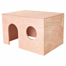 KT TRIXIE rágcsáló ház Fa tengerimalacok és csincsillák részére 27x17x19cm
