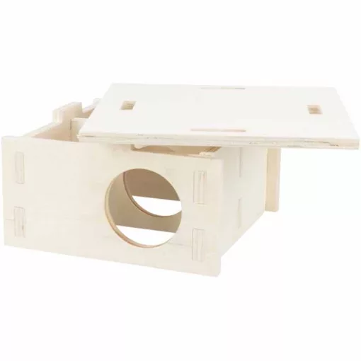 TRIXIE Multi-chamber house fából készült odú 2 kamrás, egerek és hörcsögök részére 20x10x20cm