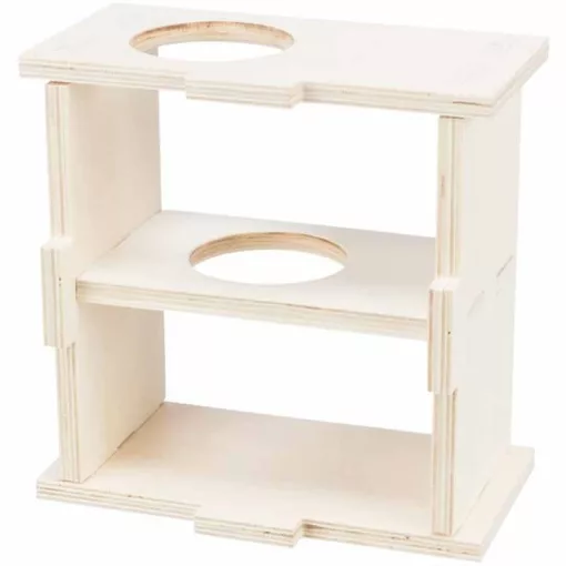 TRIXIE Multi-chamber house fából készült odú 2 kamrás, egerek és hörcsögök részére 20x10x20cm