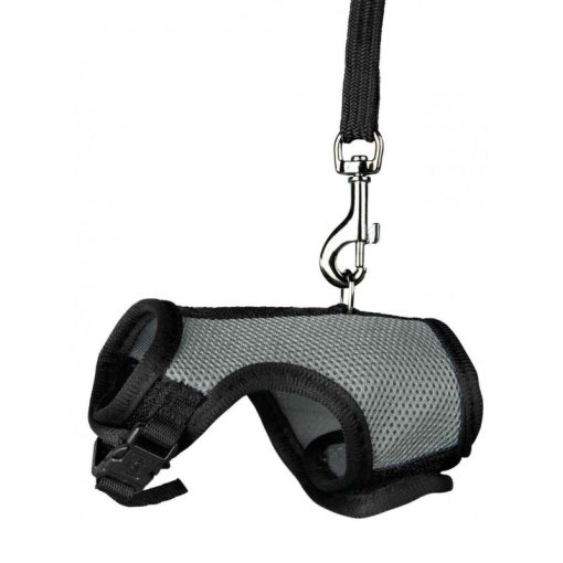 TRIXIE rágcsáló hám és póráz szett Nylon Puha Strapabíró Patkányoknak  9-12cm/12-18cm