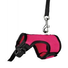 TRIXIE rágcsáló hám és póráz szett Nylon Puha Strapabíró Patkányoknak  9-12cm/12-18cm
