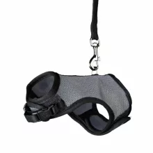 KT TRIXIE Hám Pórázzal Nylon Rágcsálóknak Strapabíró 18?25cm/1,20m Tengerimalac (XRAT)