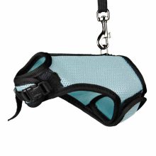 KT TRIXIE Hám Pórázzal Nylon Rágcsálóknak Strapabíró 18?25cm/1,20m Tengerimalac (XRAT)