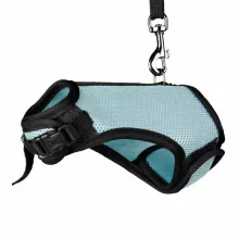 KT TRIXIE Hám Pórázzal Nylon Rágcsálóknak Strapabíró 18?25cm/1,20m Tengerimalac (XRAT)