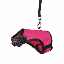 KT TRIXIE Hám Pórázzal Nylon Rágcsálóknak Strapabíró 18?25cm/1,20m Tengerimalac (XRAT)