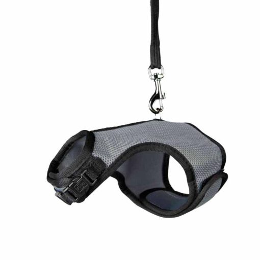TRIXIE rágcsáló hám és póráz szett Nylon Puha Strapabíró Törpe Nyulaknak 25-32cm/1,2m