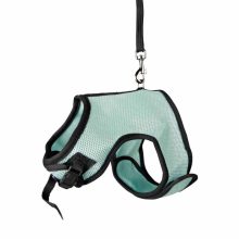 TRIXIE rágcsáló hám és póráz szett Nylon Puha Strapabíró Nagytestű Nyulaknak 25-40cm/1,20m