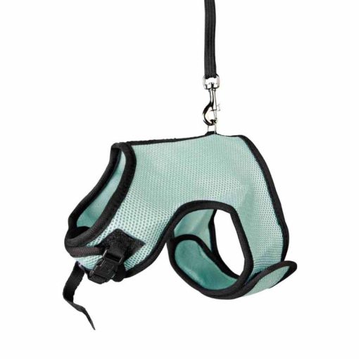 TRIXIE rágcsáló hám és póráz szett Nylon Puha Strapabíró Nagytestű Nyulaknak 25-40cm/1,20m
