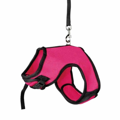 TRIXIE rágcsáló hám és póráz szett Nylon Puha Strapabíró Nagytestű Nyulaknak 25-40cm/1,20m