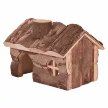 TRIXIE rágcsáló ház Fából Hendrik Egerek és Hörcsögök részére (15x11x12cm)