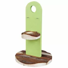 TRIXIE Itató tartó Fából kifutókba rágcsálók részére 18x30x18cm