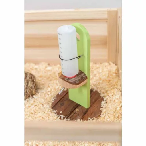 TRIXIE Itató tartó Fából kifutókba rágcsálók részére 18x30x18cm