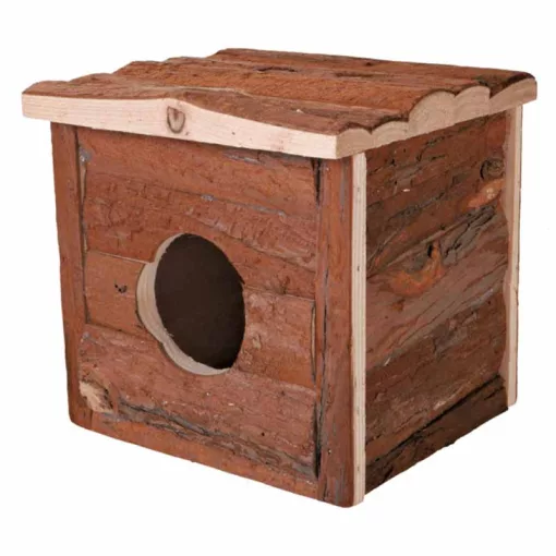 TRIXIE rágcsáló ház  Jerrik Fából Egereknek és Hörcsögöknek 15x14x13cm
