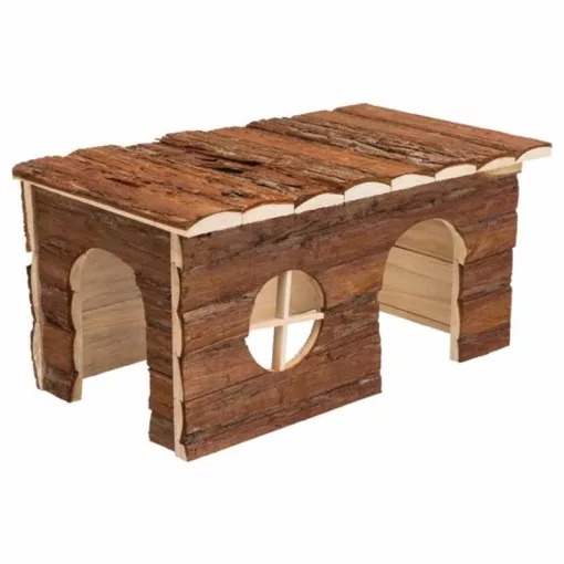 TRIXIE rágcsáló ház Jerrik Fából Tengerimalacoknak és Törpe nyulaknak  40x20x23cm