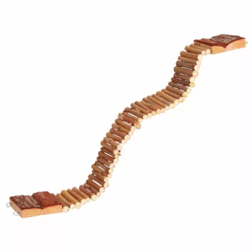 TRIXIE Függő híd Fából 7x55cm Egereknek és Hötcsögöknek