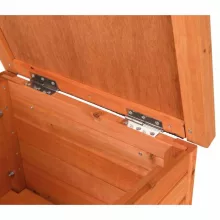 TRIXIE rágcsáló ház Fából Nyúlaknak 42X43X51cm kültéri kifutóhoz csatlakoztatható