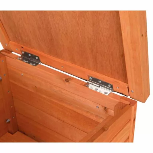 TRIXIE rágcsáló ház Fából Nyúlaknak 42X43X51cm kültéri kifutóhoz csatlakoztatható