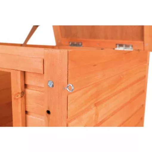 TRIXIE rágcsáló ház Fából Nyúlaknak 42X43X51cm kültéri kifutóhoz csatlakoztatható